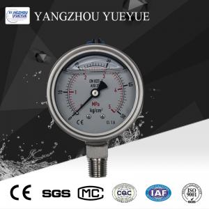 63mm full stainless steel oil pressure gauge 