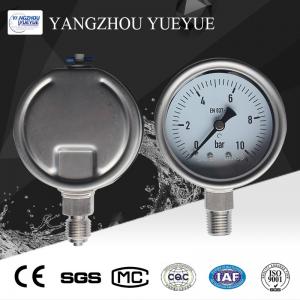 63mm full stainless steel oil pressure gauge 